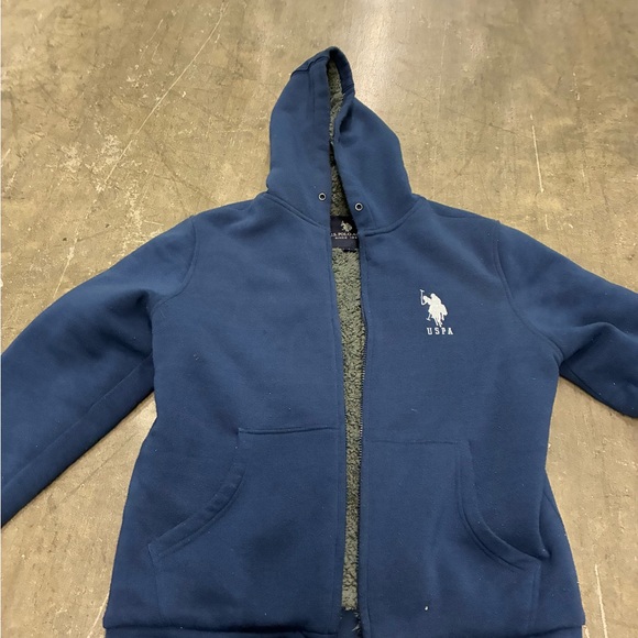 U.S. Polo Assn. Navy Blue Jacket with Logo - Picture 4 of 6